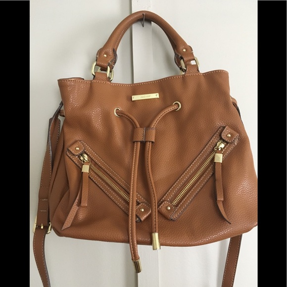 Nine West Handbags - Free! 9 West Brown Gold Purse Crossbody & Handles